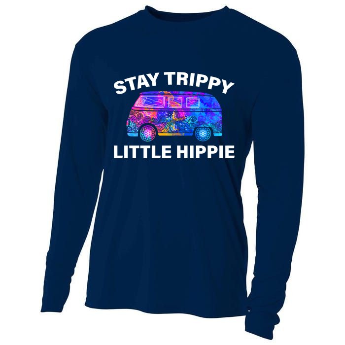 Stay Trippy Little Hippie Cooling Performance Long Sleeve Crew