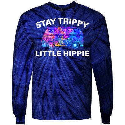 Stay Trippy Little Hippie Tie-Dye Long Sleeve Shirt