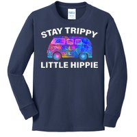 Stay Trippy Little Hippie Kids Long Sleeve Shirt