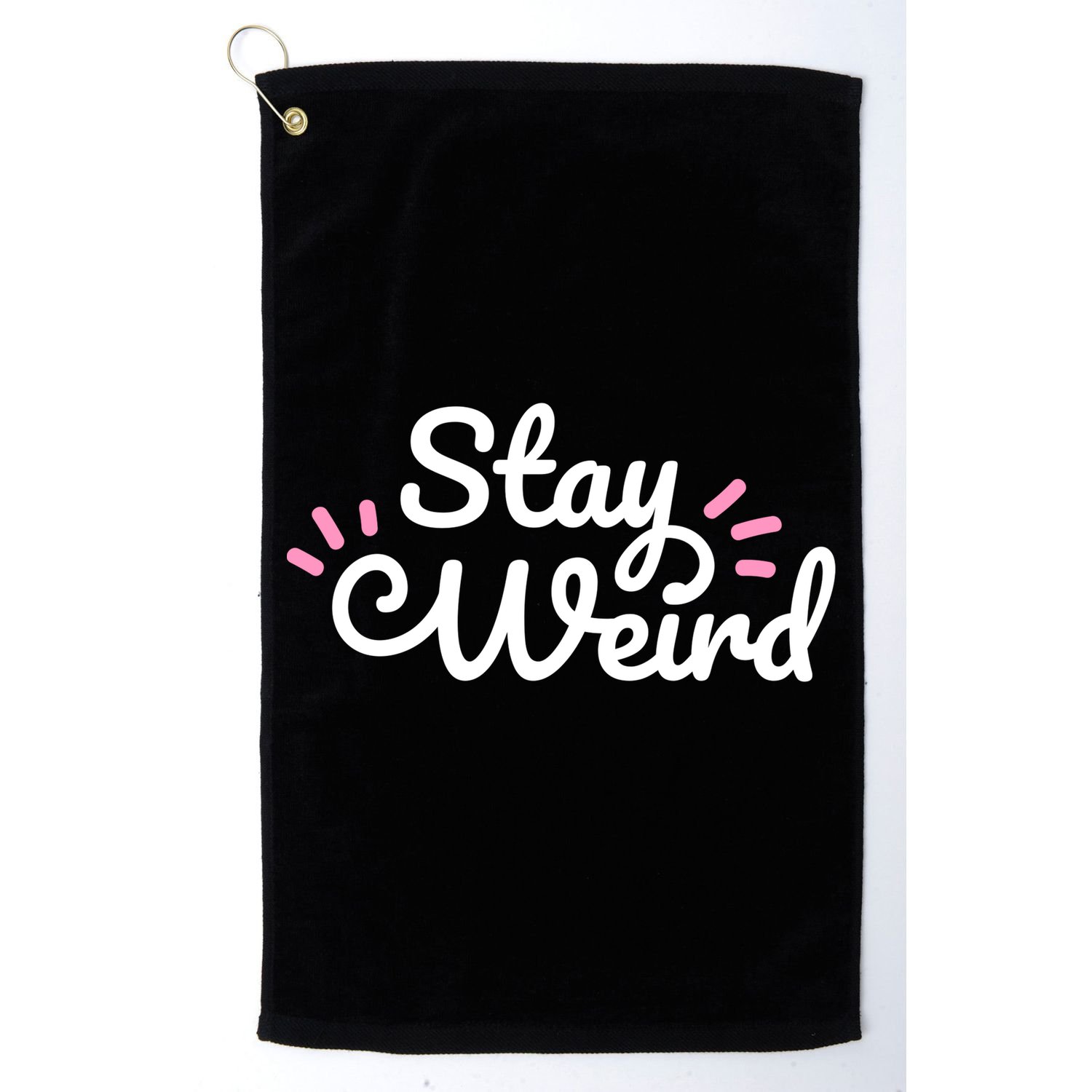 Stay Weird Golf Towel