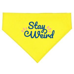 Stay Weird USA-Made Doggie Bandana