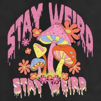 Stay Weird Mushrooms Golf Towel