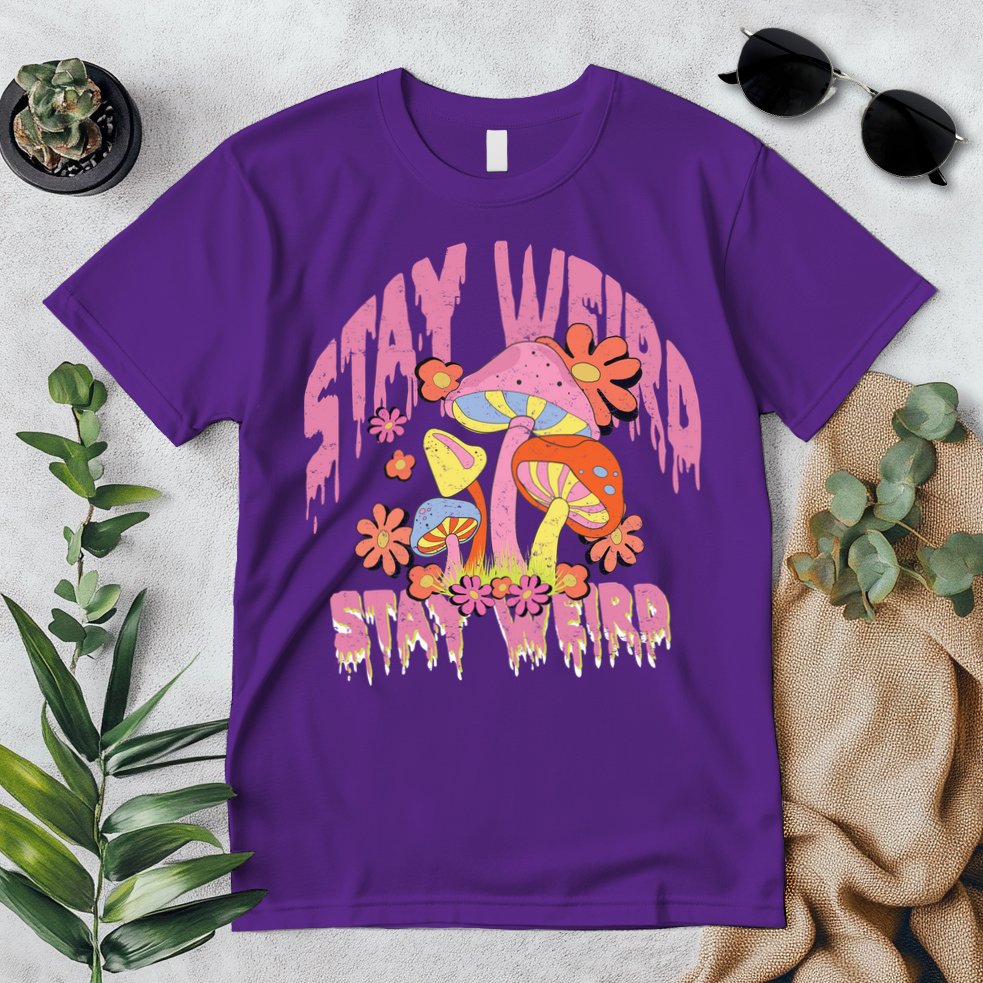 Stay Weird Mushrooms Premium T-Shirt