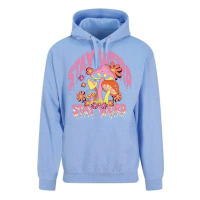 Stay Weird Mushrooms Unisex Surf Hoodie