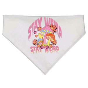 Stay Weird Mushrooms USA-Made Doggie Bandana