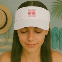 Stay Weird Text Pattern Visor