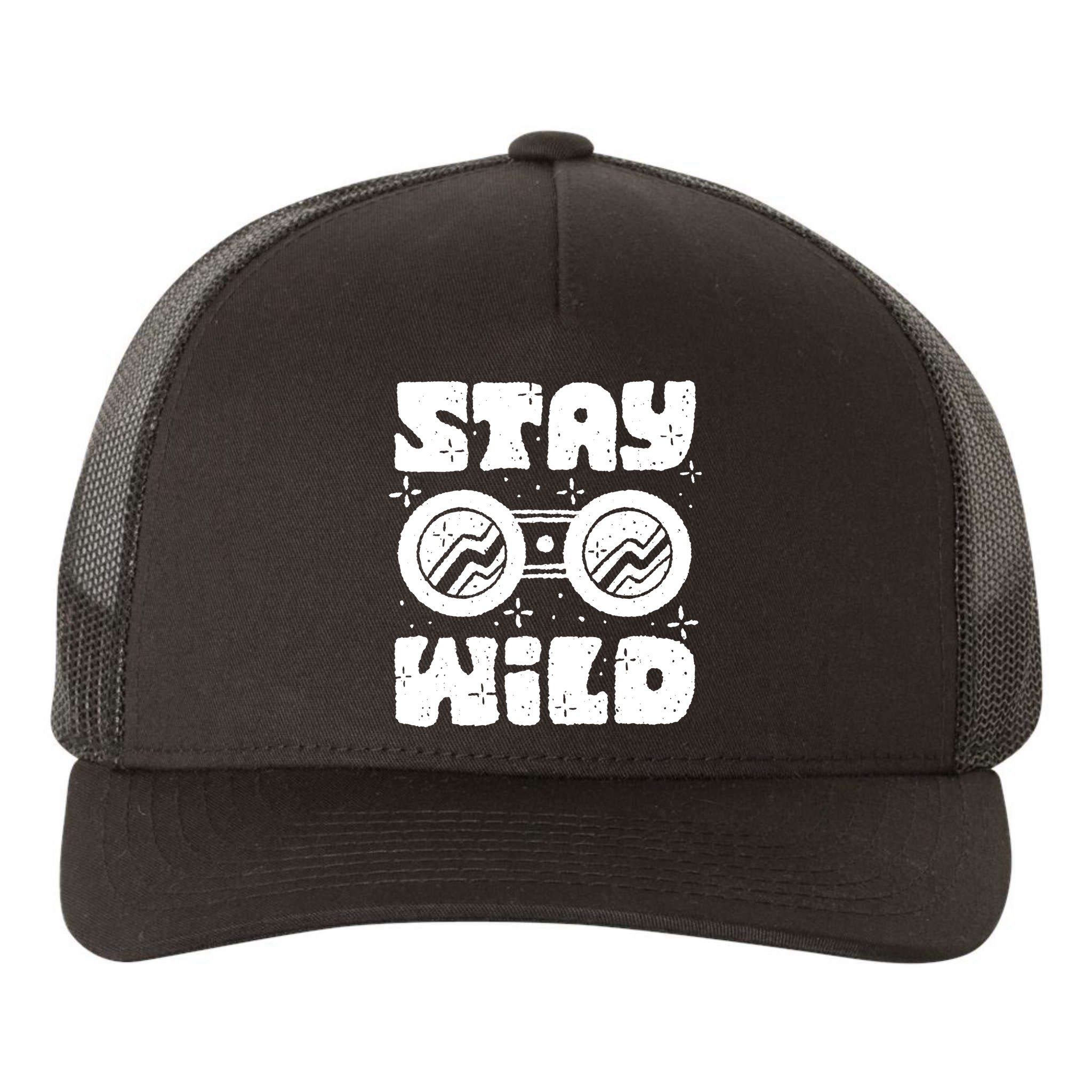 Stay Wild Yupoong Adult 5-Panel Trucker Hat