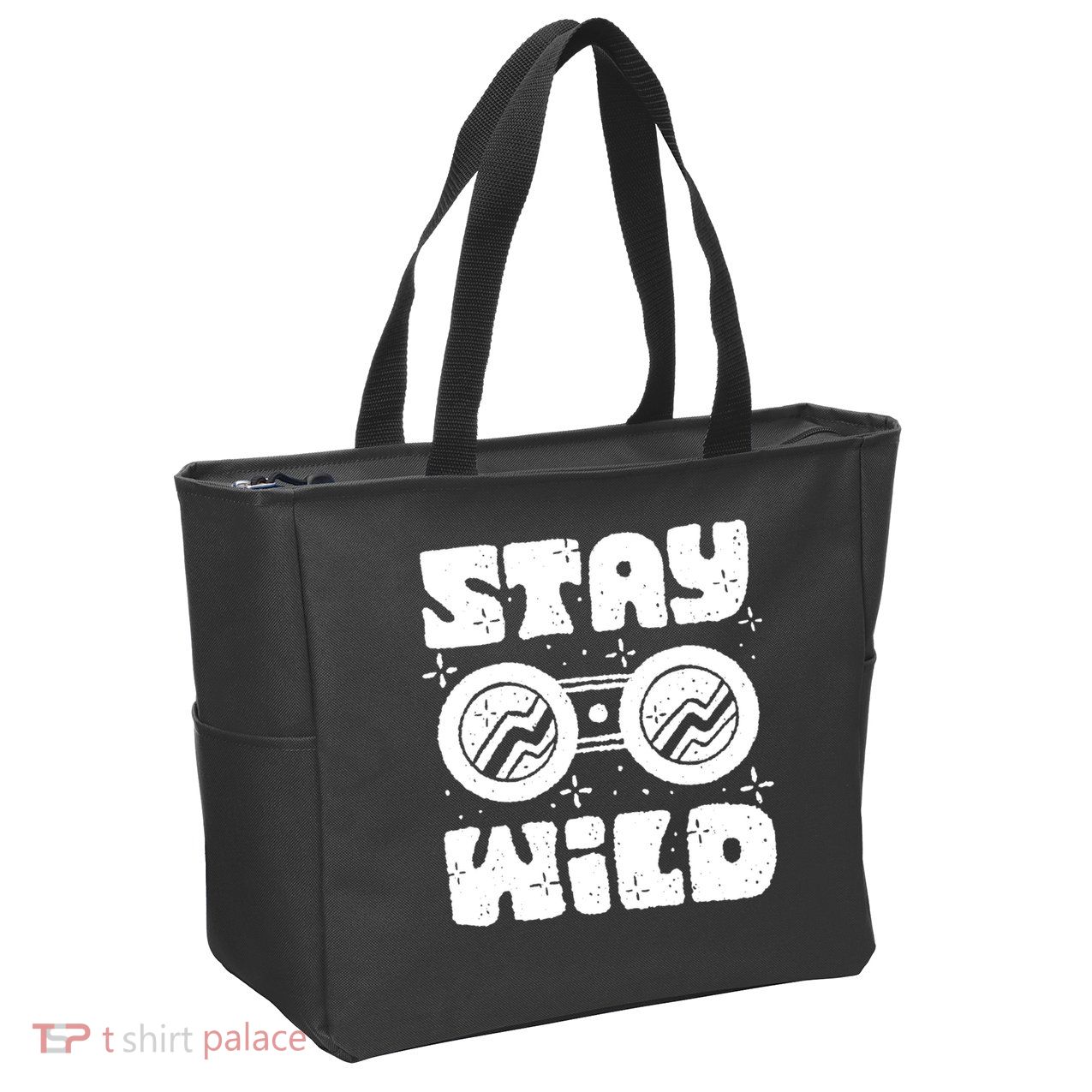 Stay Wild Zip Tote Bag