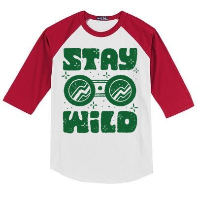 Stay Wild Kids Colorblock Raglan Jersey