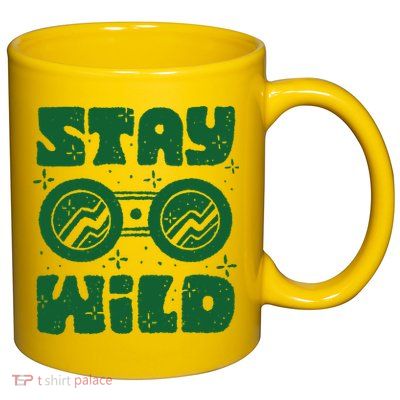 Stay Wild 11oz C Handle Ceramic Mug