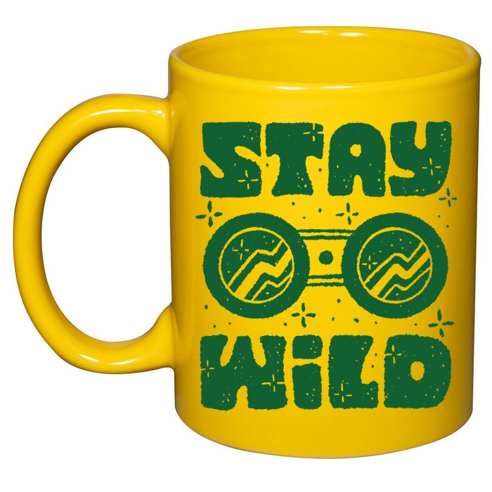Stay Wild 11oz C Handle Ceramic Mug
