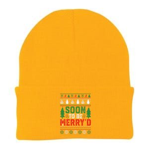 Soon To Be MerryD Engaged Christmas Couple Matching Knit Cap Winter Beanie