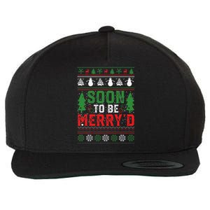 Soon To Be MerryD Engaged Christmas Couple Matching Wool Snapback Cap