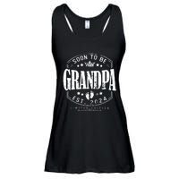 Soon To Be Grandpa 2024 Grandparents Baby Announcement Ladies Essential Flowy Tank