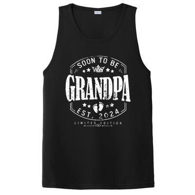 Soon To Be Grandpa 2024 Grandparents Baby Announcement PosiCharge Competitor Tank