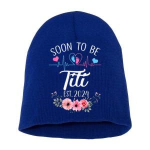 Soon To Be Titi 2024 First Time Pregnancy Announcement Short Acrylic Beanie