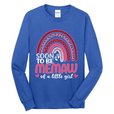 Soon To Be Memaw Of A Promoted To Memaw Future Memaw Meaningful Gift Tall Long Sleeve T-Shirt