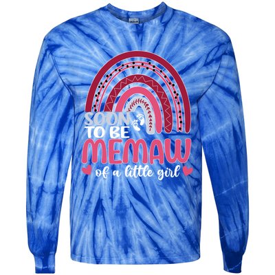 Soon To Be Memaw Of A Promoted To Memaw Future Memaw Meaningful Gift Tie-Dye Long Sleeve Shirt