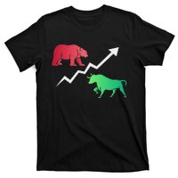 Stock Trading Bull And Bear Day Trader Stock Investor T-Shirt