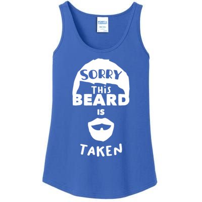 Sorry This Beard Is Taken Great Gift Valentines Day Gift Ladies Essential Tank