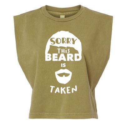 Sorry This Beard Is Taken Great Gift Valentines Day Gift Garment-Dyed Women's Muscle Tee