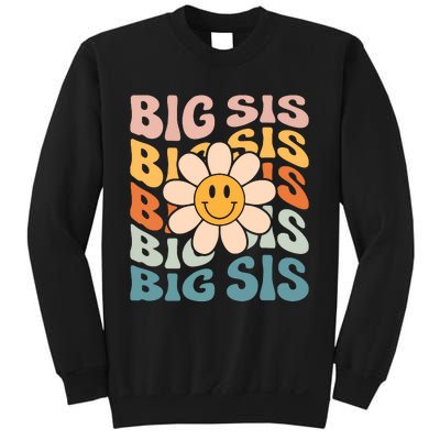 Soon To Be New Big Sister Retro Proud Big Sis Announcement Sweatshirt