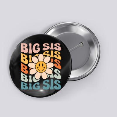 Soon To Be New Big Sister Retro Proud Big Sis Announcement Button