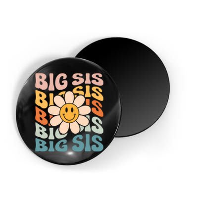 Soon To Be New Big Sister Retro Proud Big Sis Announcement Magnet