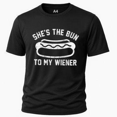 SheS The Bun To My Winer Funny Hotdog Performance Shirt