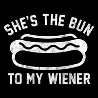 SheS The Bun To My Winer Funny Hotdog Drawstring Bag