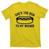 SheS The Bun To My Winer Funny Hotdog T-Shirt