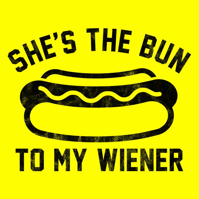 SheS The Bun To My Winer Funny Hotdog Button
