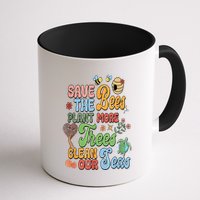 Save The Bees Plant More Trees Climate Change Funny Earth Mug