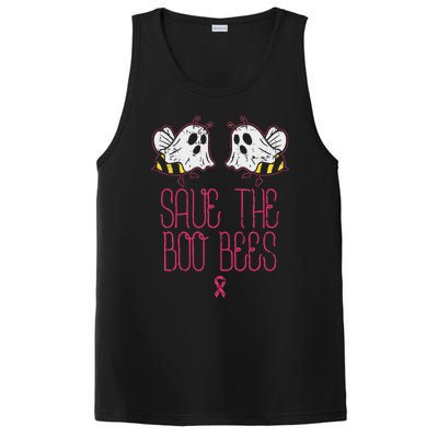 Save The Boobees Boo Bees Breast Cancer Halloween Funny PosiCharge Competitor Tank