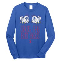 Save The Boobees Boo Bees Breast Cancer Halloween Funny Long Sleeve Shirt