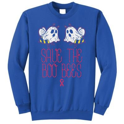 Save The Boobees Boo Bees Breast Cancer Halloween Funny Sweatshirt