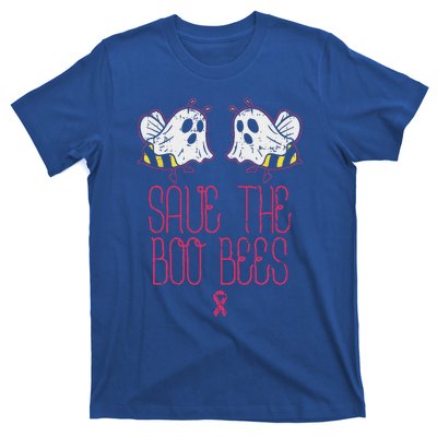 Save The Boobees Boo Bees Breast Cancer Halloween Funny T-Shirt