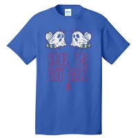 Save The Boobees Boo Bees Breast Cancer Halloween Funny Tall T-Shirt