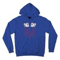 Save The Boobees Boo Bees Breast Cancer Halloween Funny Tall Hoodie