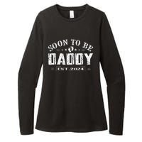 Soon To Be Daddy Est 2024 FatherS Day First Time Dad Womens CVC Long Sleeve Shirt