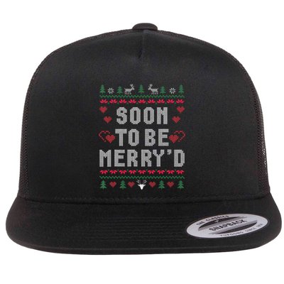 Soon To Be MerryD Engaged Couples Matching Ugly Christmas Flatbill Hat