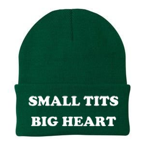 Small Tits Big Heart Knit Cap Winter Beanie