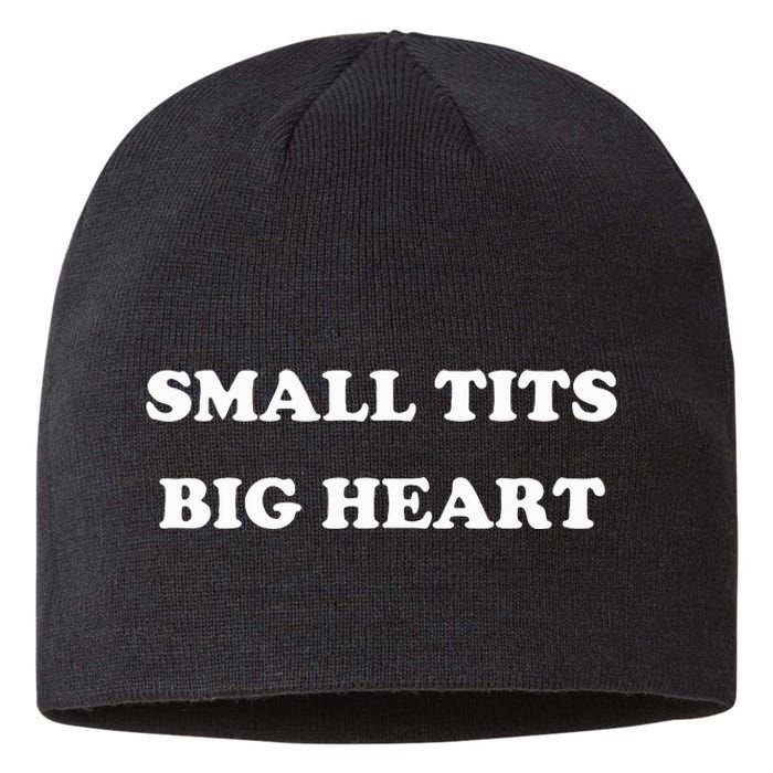 Small Tits Big Heart Sustainable Beanie