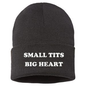 Small Tits Big Heart Sustainable Knit Beanie