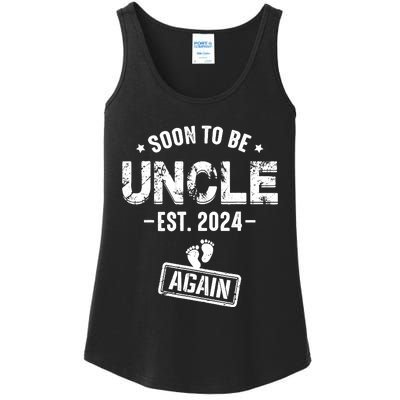 Soon To Be Uncle Again Promoted To Uncle Again 2024 Ladies Essential Tank