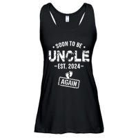 Soon To Be Uncle Again Promoted To Uncle Again 2024 Ladies Essential Flowy Tank