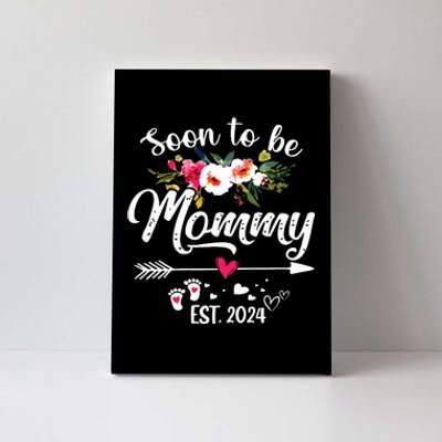 Soon To Be Mommy 2024 Mothers Day First Time Mom Pregnancy Canvas