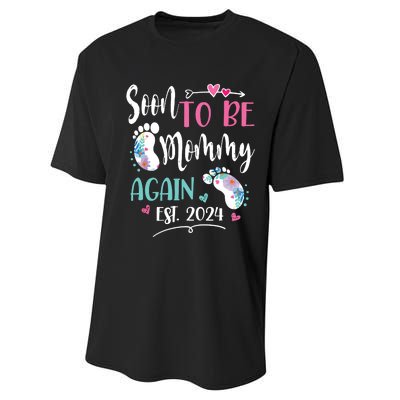 Soon To Be Mommy Again 2024 Mothers Day Performance Sprint T-Shirt