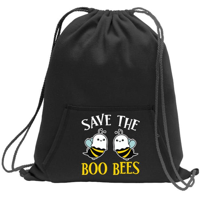 Save The Boo Bees Sweatshirt Cinch Pack Bag