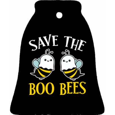 Save The Boo Bees Ceramic Bell Ornament